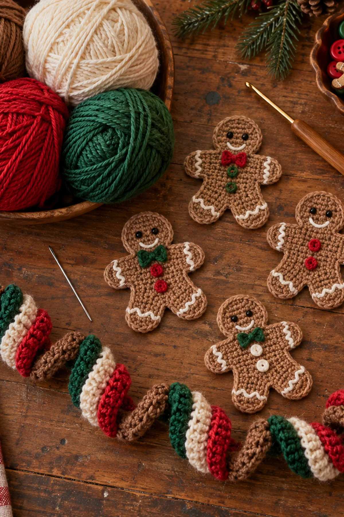 Elegant Spiral Christmas Tree Ornament: progress 02 view.
